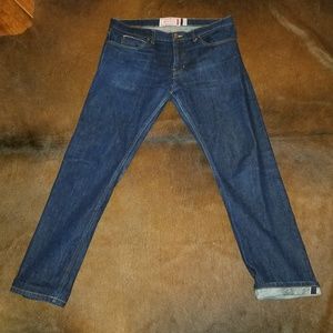 36x32 Flint and Tinder selvedge denim jeans
